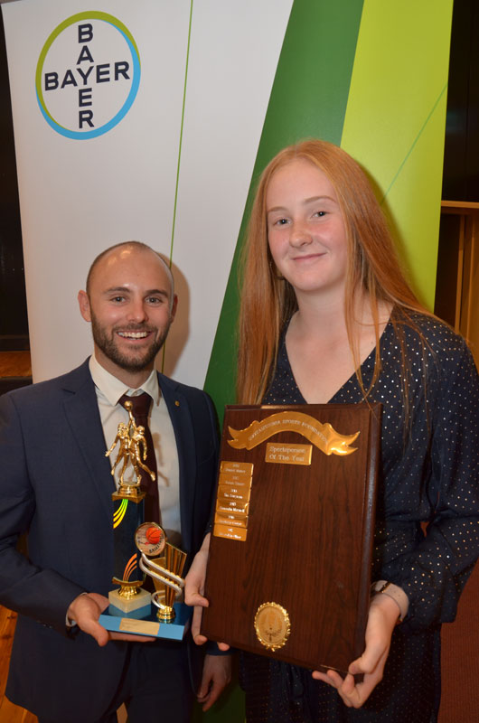 2017 Sportsperson of  the Year Alexandria Oliver with Special Guest Scott Reardon  )